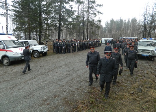 В Качканаре прошли учения полицейских Свердловской области