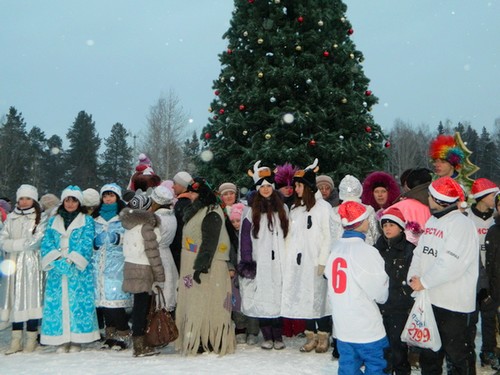 открытие снежного городка