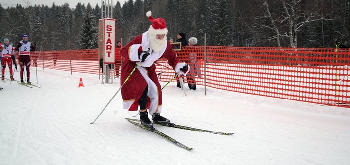 новогодняя лыжная гонка